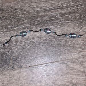 Floral beaded bracelet